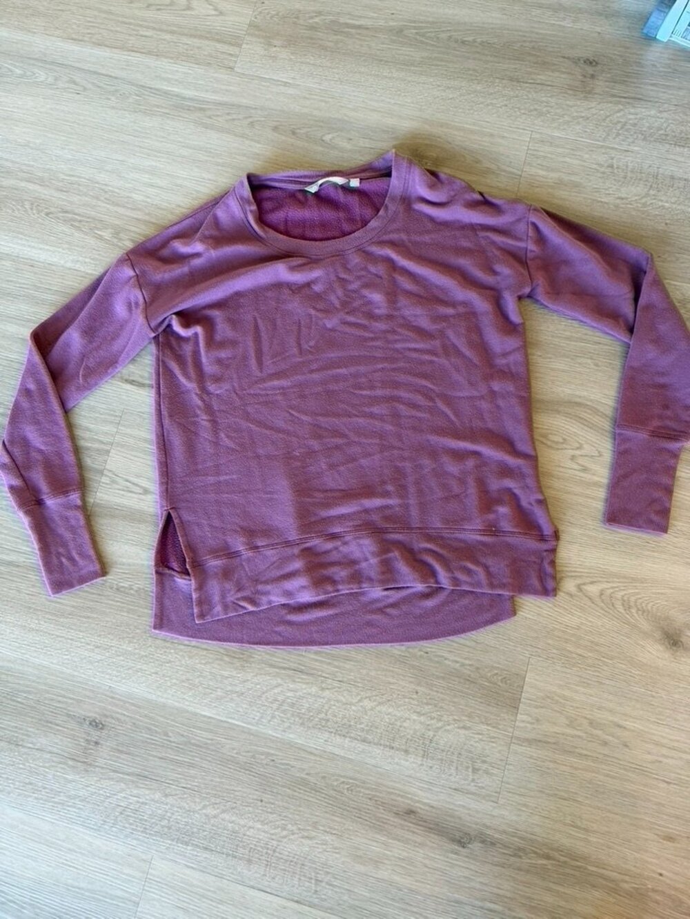 Athleta Coaster Luxe Sweatshirt 870422 Mauve Small